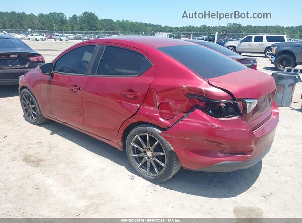 3MYDLBYV9HY169506 2017 TOYOTA YARIS IA Red Trasero izquierdo