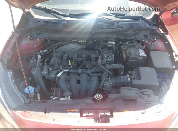 3MYDLBYV9HY169506 2017 TOYOTA YARIS IA Red Vista trasera