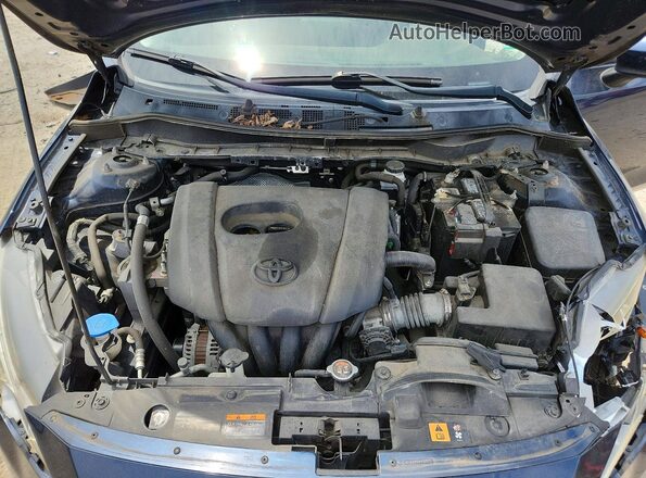 3MYDLBYV9HY181977 2017 TOYOTA YARIS Blue Вид задньої частини салону
