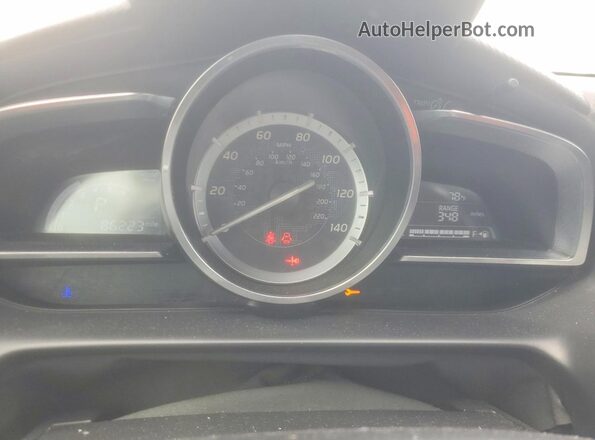 3MYDLBYV9HY192123 2017 TOYOTA YARIS White Widok zestawu wskaźników