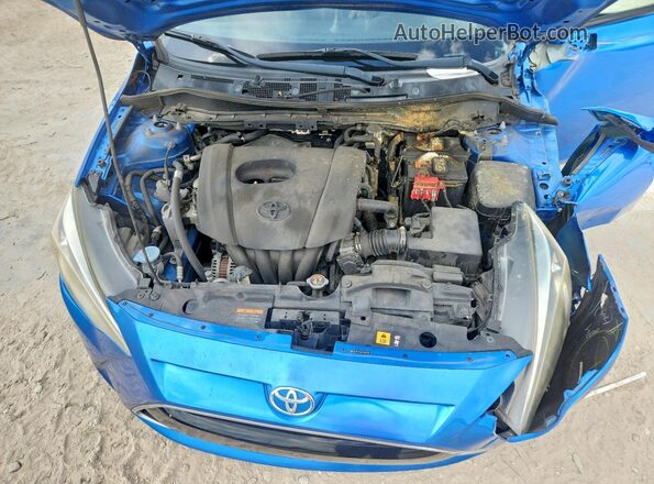 3MYDLBYV9JY305140 2018 TOYOTA YARIS Blue 