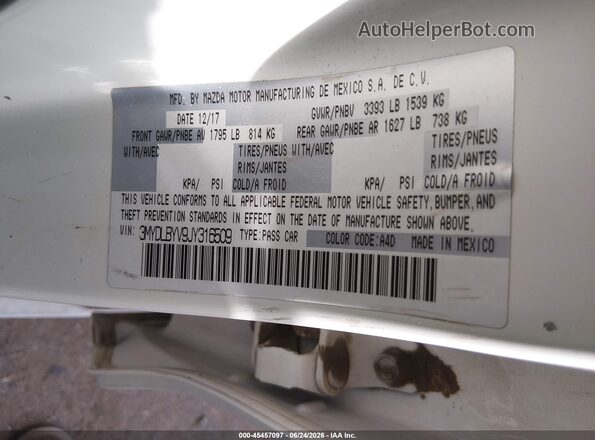 3MYDLBYV9JY316509 2018 TOYOTA YARIS IA White Вид підкапотного простору