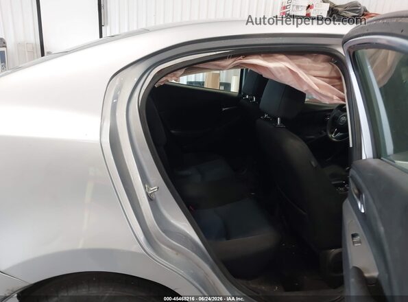 3MYDLBYV9JY317949 2018 TOYOTA YARIS IA Silver VIN sticker view