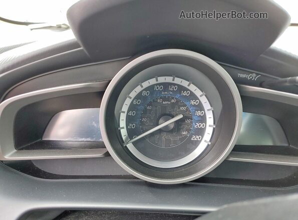 3MYDLBYVXGY103223 2016 TOYOTA YARIS Gray Widok zestawu wskaźników