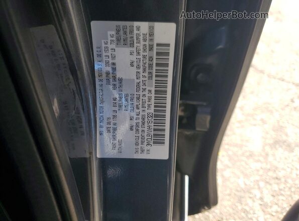 3MYDLBYVXHY151323 2017 TOYOTA YARIS Gray Вид наклейки з VIN-кодом