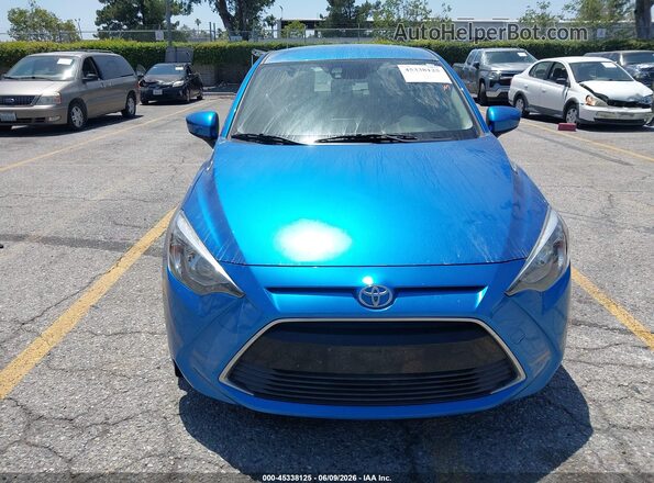 3MYDLBYVXJY308449 2018 TOYOTA YARIS IA Blue Instrument cluster view