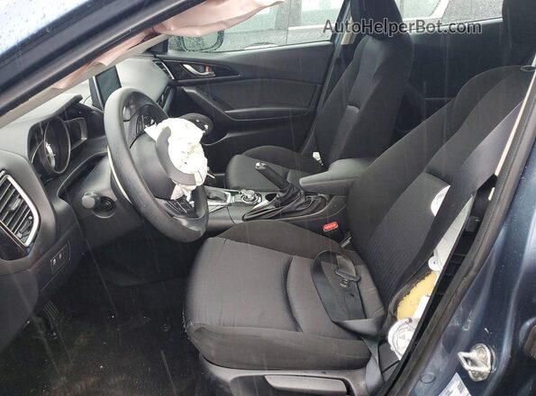 3MZBM1J70GM266315 2016 MAZDA 3 Blue Widok wnętrza z przodu