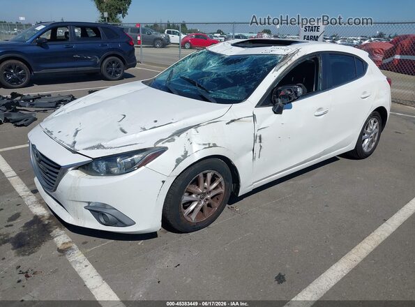 3MZBM1L75GM264279 2016 MAZDA 3 White წინა მარცხენა ხედი სამი მეოთხედიდან