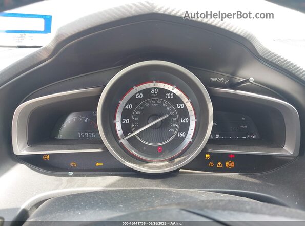 3MZBM1M73GM257555 2016 MAZDA 3 Blue Rear seats view