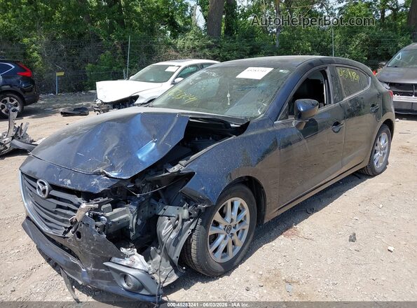 3MZBM1M75GM318985 2016 MAZDA 3 Blue Вид спереду