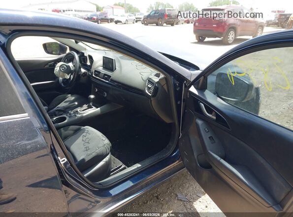 3MZBM1M75GM318985 2016 MAZDA 3 Blue Вид салону спереду