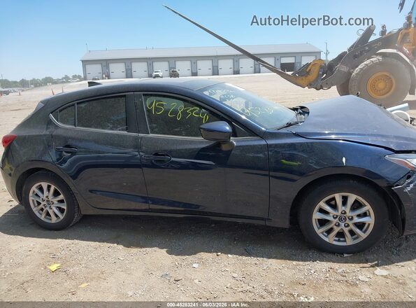 3MZBM1M75GM318985 2016 MAZDA 3 Blue Вид задньої частини салону