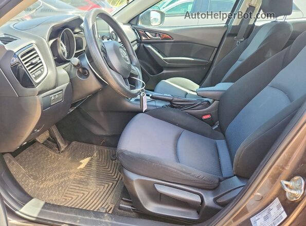 3MZBM1T75GM320690 2016 MAZDA 3 Gray წინა სალონის ხედი