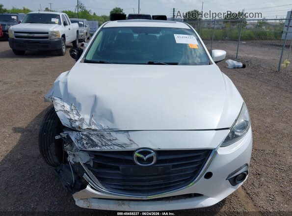 3MZBM1W73GM254958 2016 MAZDA 3 White Instrument cluster view