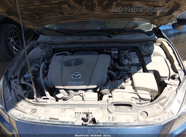 3MZBN1K71JM210645 2018 MAZDA 3 Blue Вид ззаду