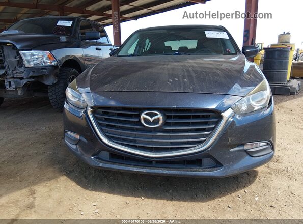 3MZBN1K71JM210645 2018 MAZDA 3 Blue Вид панелі приладів