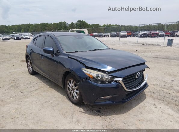 3MZBN1K76JM200810 2018 MAZDA 3 Синий Вид спереди