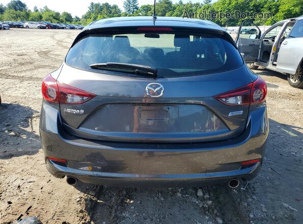 3MZBN1K78HM105501 2017 MAZDA 3 Gray Rear view