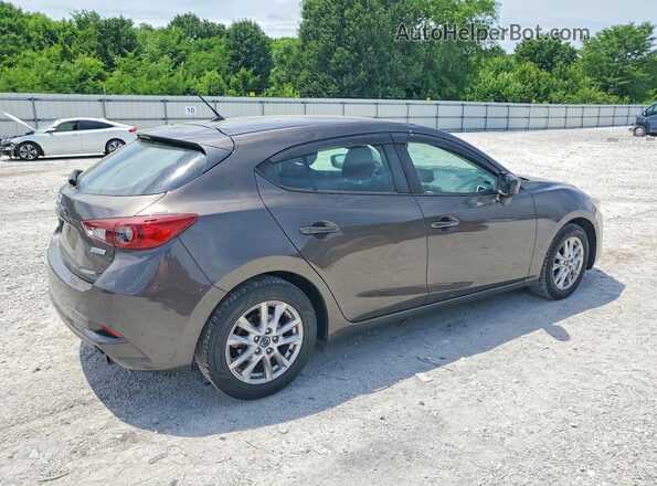3MZBN1K79HM104227 2017 MAZDA 3 Brown Trasero derecho