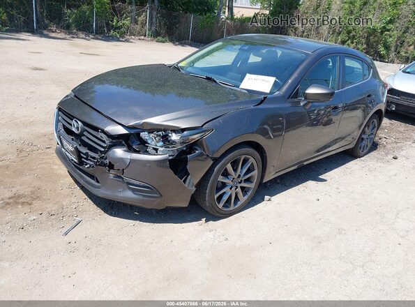 3MZBN1L30JM183823 2018 MAZDA 3 Brown Przód lewy