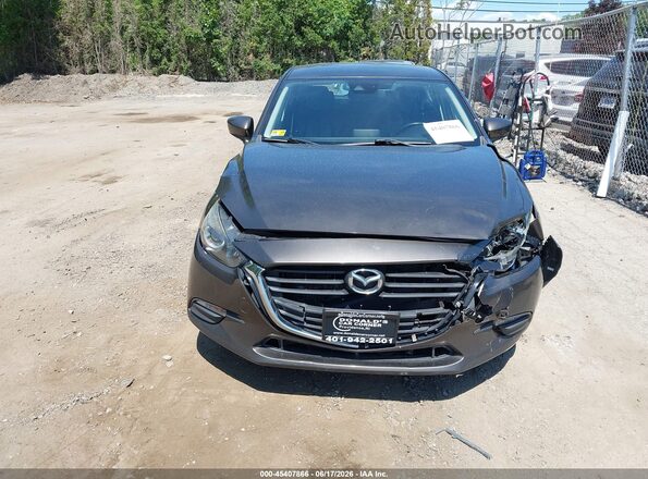 3MZBN1L30JM183823 2018 MAZDA 3 Brown Widok zestawu wskaźników