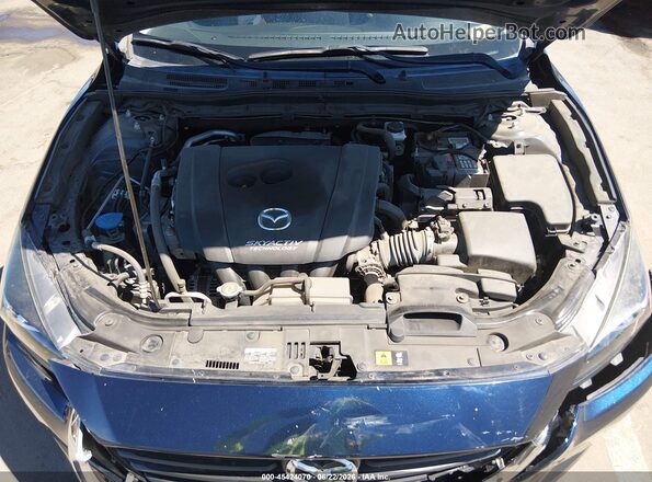 3MZBN1L31JM204615 2018 MAZDA 3 Blue Вид ззаду