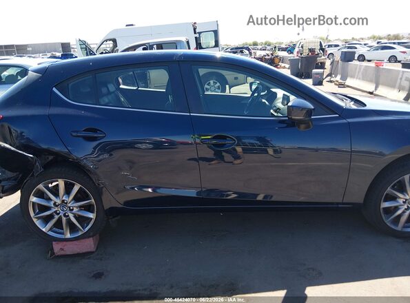 3MZBN1L31JM204615 2018 MAZDA 3 Blue Вид задньої частини салону