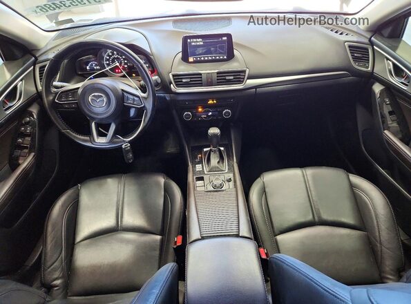 3MZBN1L32JM270185 2018 MAZDA 3 Blue Widok deski rozdzielczej