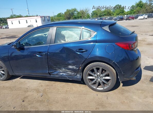3MZBN1L33JM258286 2018 MAZDA 3 Blue Вид спереду