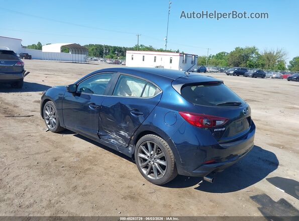 3MZBN1L33JM258286 2018 MAZDA 3 Blue Задня ліва чверть