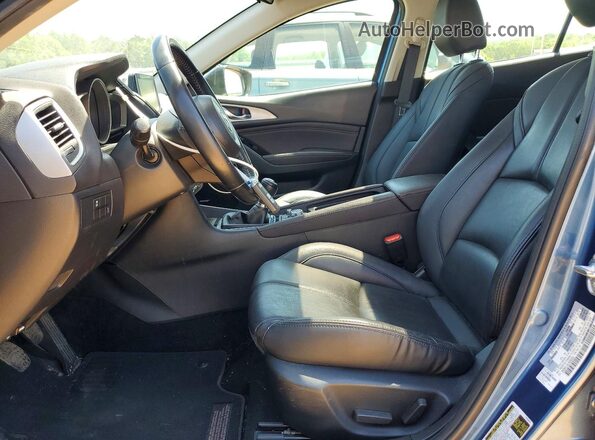 3MZBN1L34JM266252 2018 MAZDA 3 Blue Front interior view
