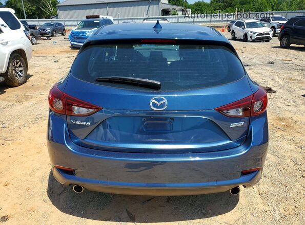 3MZBN1L34JM266252 2018 MAZDA 3 Blue Rear view