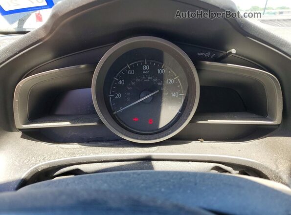 3MZBN1L34JM272777 2018 MAZDA 3 Blue ხელსაწყოთა პანელის ხედი