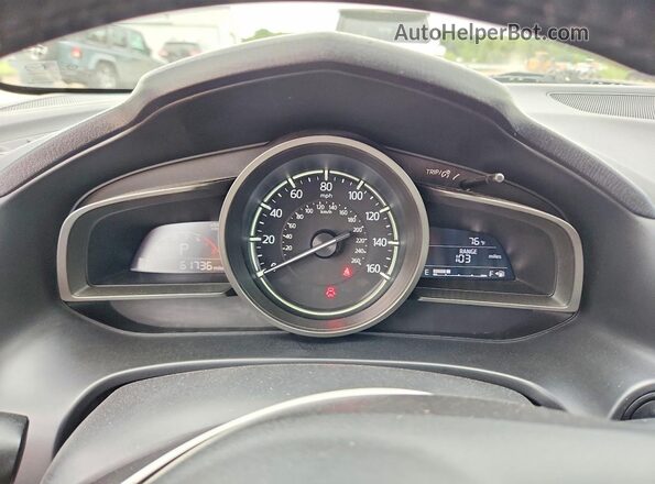 3MZBN1L35JM254840 2018 MAZDA 3 Синий Вид щитка приборов