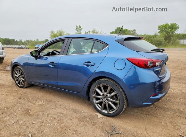 3MZBN1L35JM254840 2018 MAZDA 3 Синий Задняя левая четверть