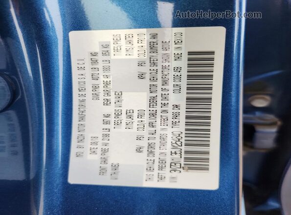 3MZBN1L35JM254840 2018 MAZDA 3 Синий Вид подкапотного пространства