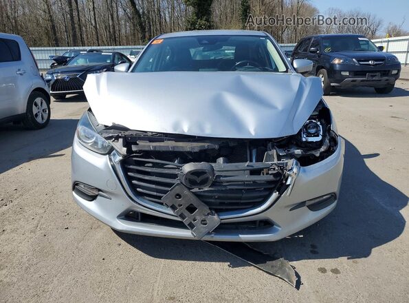 3MZBN1L37JM181356 2018 MAZDA 3 Silver წინა ხედი