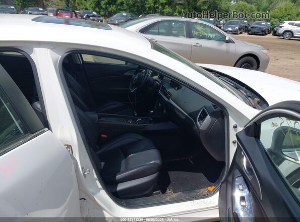 3MZBN1L38HM137568 2017 MAZDA 3 White Вид салону спереду