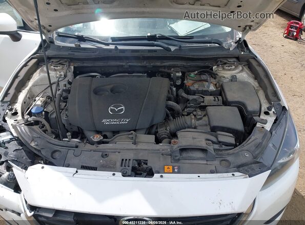 3MZBN1L38HM137568 2017 MAZDA 3 White Вид ззаду