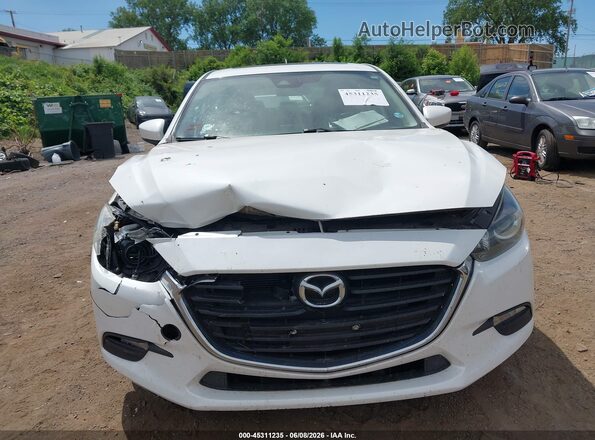 3MZBN1L38HM137568 2017 MAZDA 3 White Вид щитка приладів