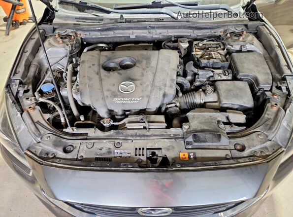 3MZBN1L39HM132427 2017 MAZDA 3 Charcoal Вид задньої частини салону