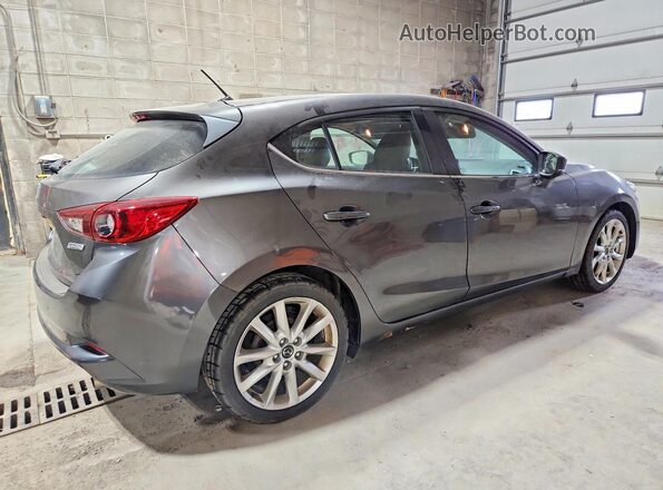 3MZBN1L39HM132427 2017 MAZDA 3 Charcoal Задня права чверть
