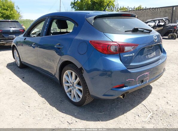 3MZBN1L73HM108580 2017 MAZDA 3 Blue Tył lewy
