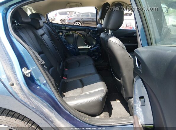 3MZBN1L73HM108580 2017 MAZDA 3 Blue Widok naklejki z numerem VIN