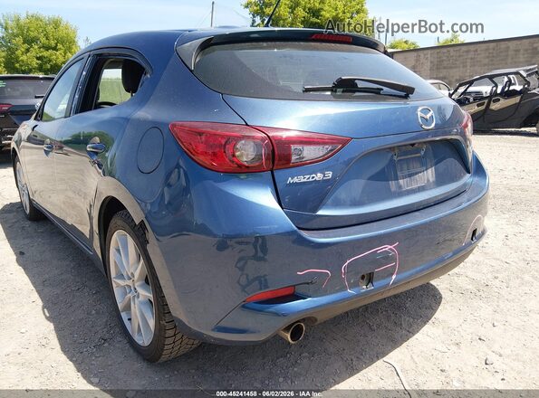 3MZBN1L73HM108580 2017 MAZDA 3 Blue Widok z przodu