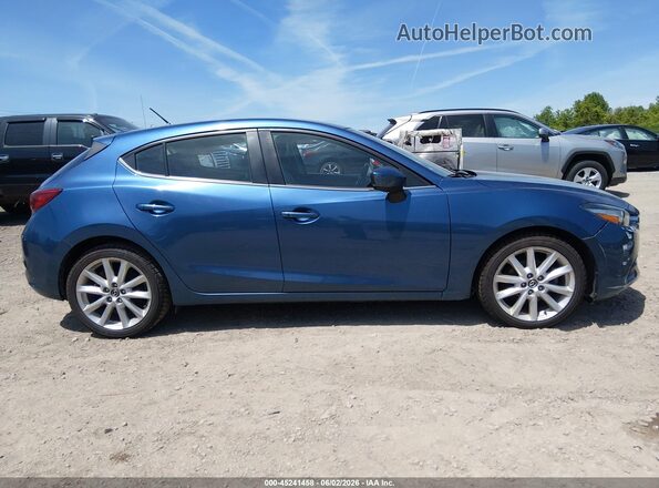 3MZBN1L73HM108580 2017 MAZDA 3 Blue Widok wnętrza 360 stopni