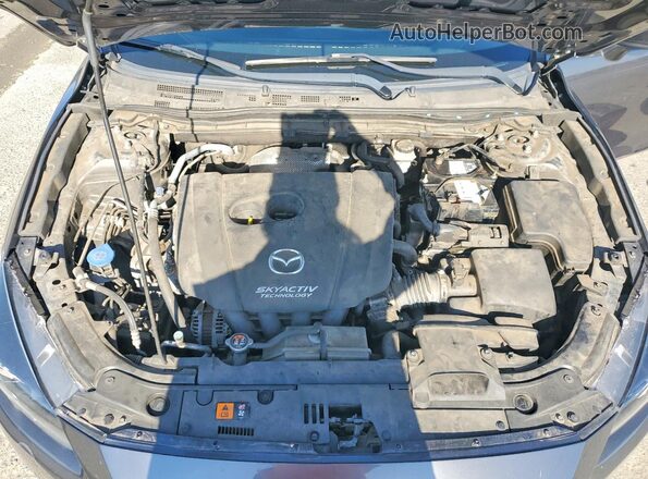 3MZBN1L75HM117605 2017 MAZDA 3 Серый Вид задней части салона