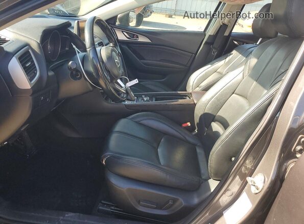 3MZBN1L75HM117605 2017 MAZDA 3 Серый Вид салона спереди