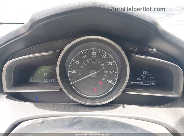 3MZBN1L76HM148202 2017 MAZDA 3 Blue Rear seats view