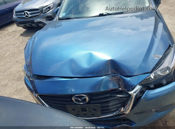 3MZBN1L76HM148202 2017 MAZDA 3 Blue Instrument cluster view